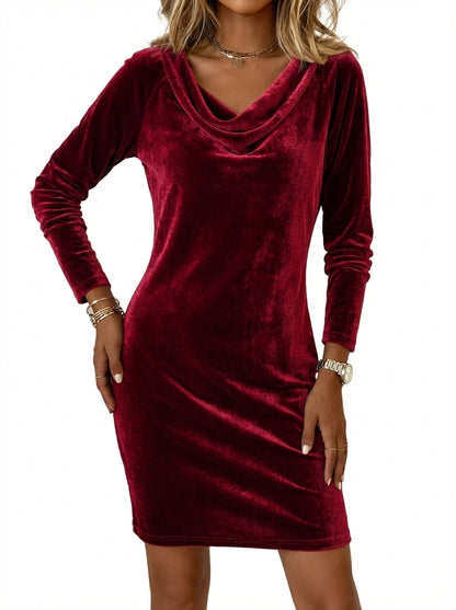 Valentina Fitted Dress - Red