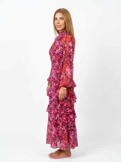 Charlotte Evening Dress | Bold Elegance, Statement Style - main - side