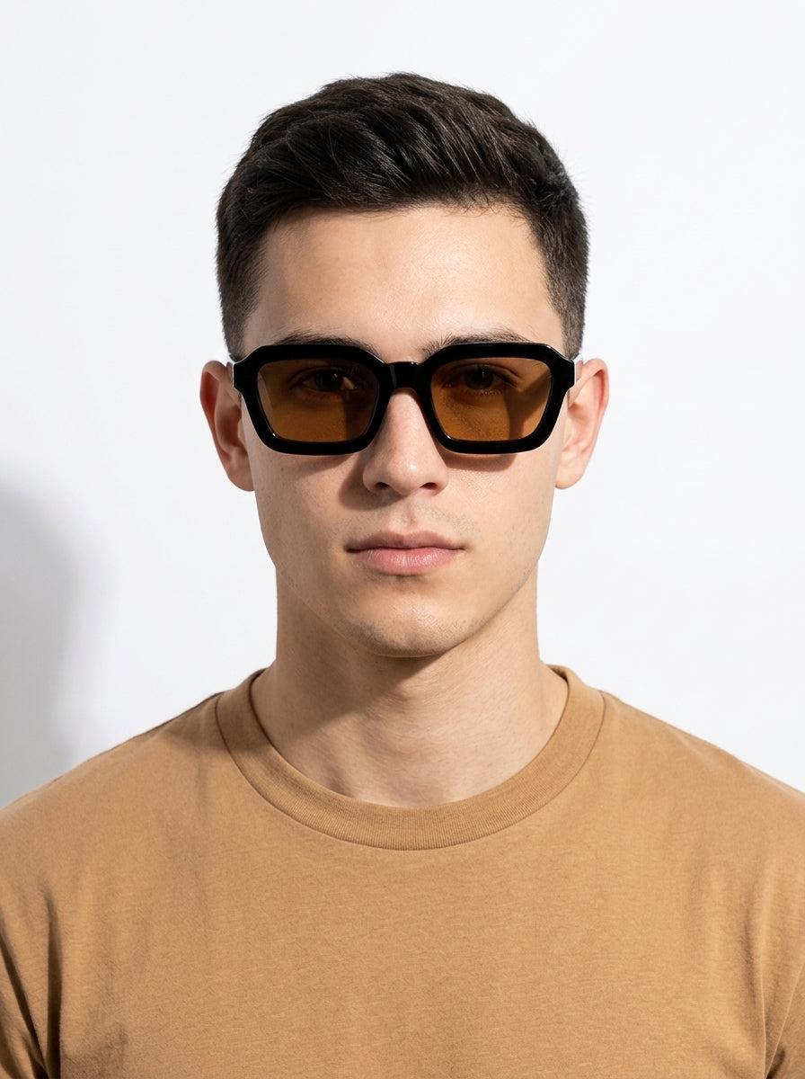 Shadow Classic Sunglasses | UV400, Deep Dark Frame