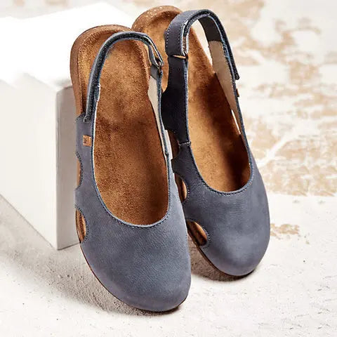Belladonna | Sandalias de Tacón Cuadrado con Tobillera de Ante