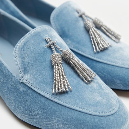 Women's Tassel Loafers - loafer detail tassel