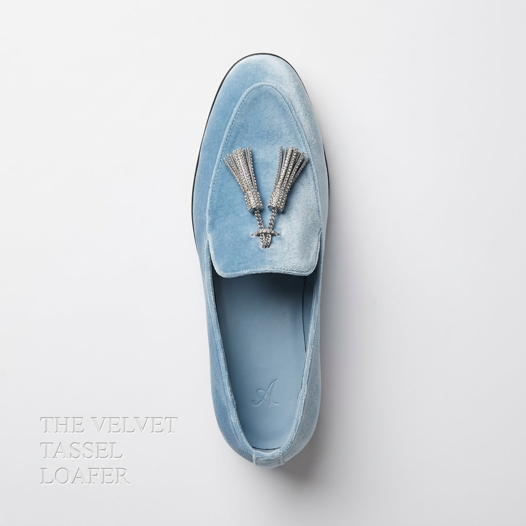 Women's Tassel Loafers - loafer top down