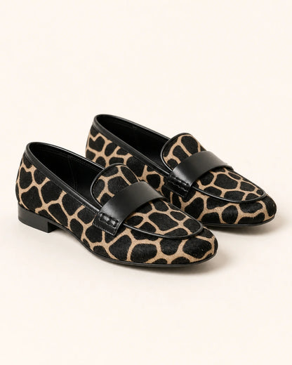 Mocasines animal print con ribete negro — Imagen del producto 9