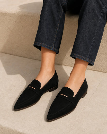 Mocasines de mujer de punta con antifaz — Imagen del producto 8