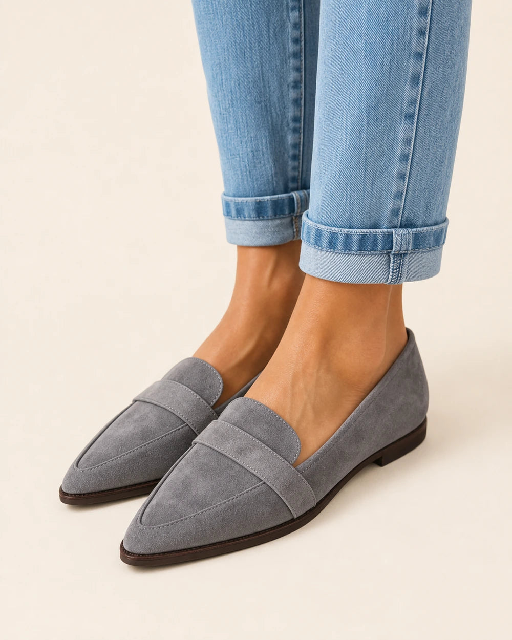 Mocasines de mujer de punta con antifaz — Imagen del producto 10