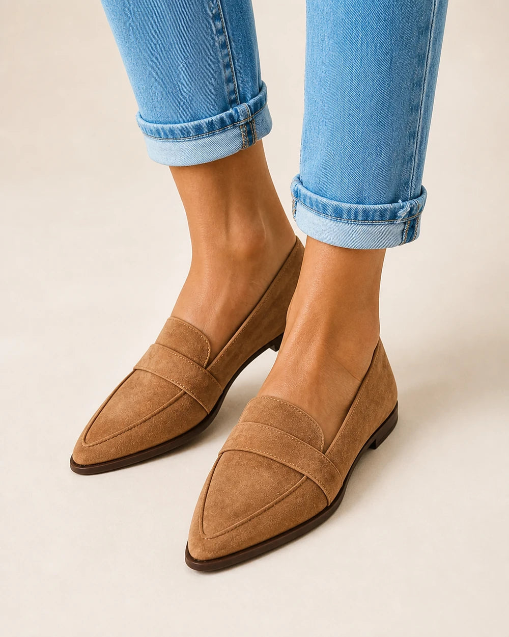 Mocasines de mujer de punta con antifaz — Imagen del producto 11
