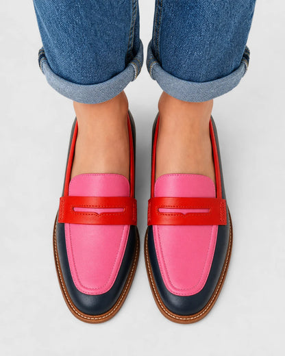 Mocasines negros y rosas con antifaz — Imagen del producto 5