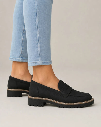 Mocasines de mujer con suela track gruesa — Imagen del producto 4