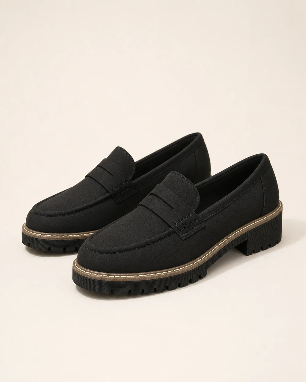Mocasines de mujer con suela track gruesa — Imagen del producto 9