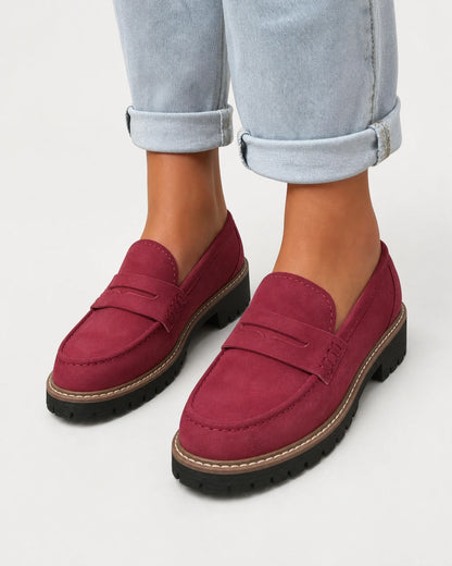 Mocasines de mujer con suela track gruesa — Imagen del producto 14