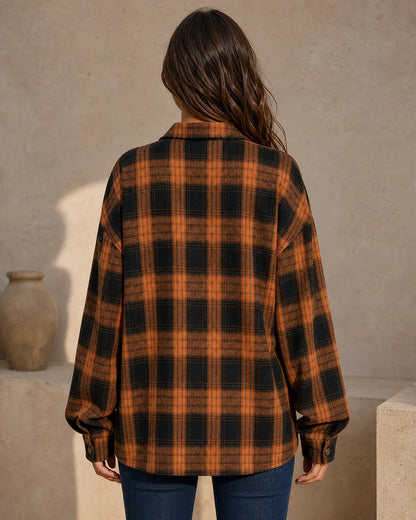 Camisa de cuadros oversize de mujer — image 4