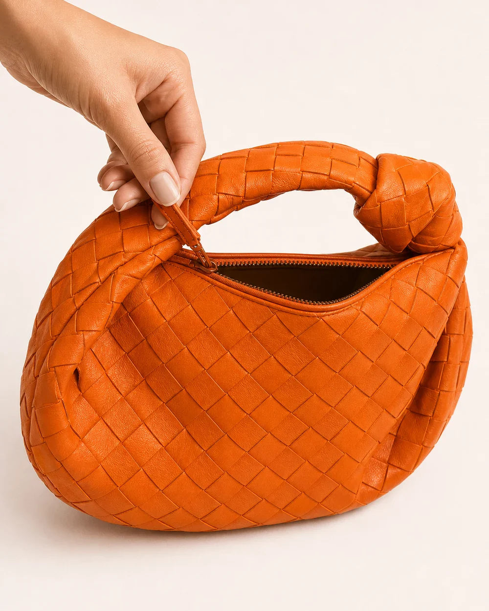 Momount Bolso hobo tejido para mujer
