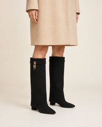 Black PU – Buckle Detail