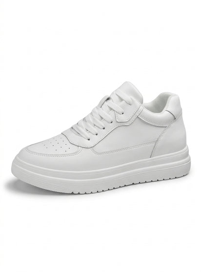 Women's Platform Sneakers White - front