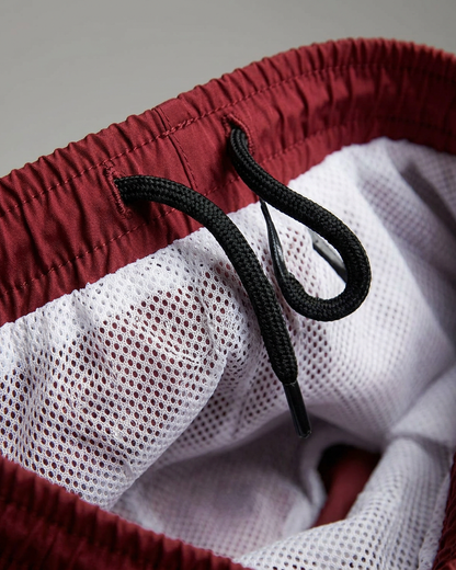 Momount Men Swim Shorts – Zipper Pocket Mesh Liner Drawstring Quick Dry - Detail drawstring mesh