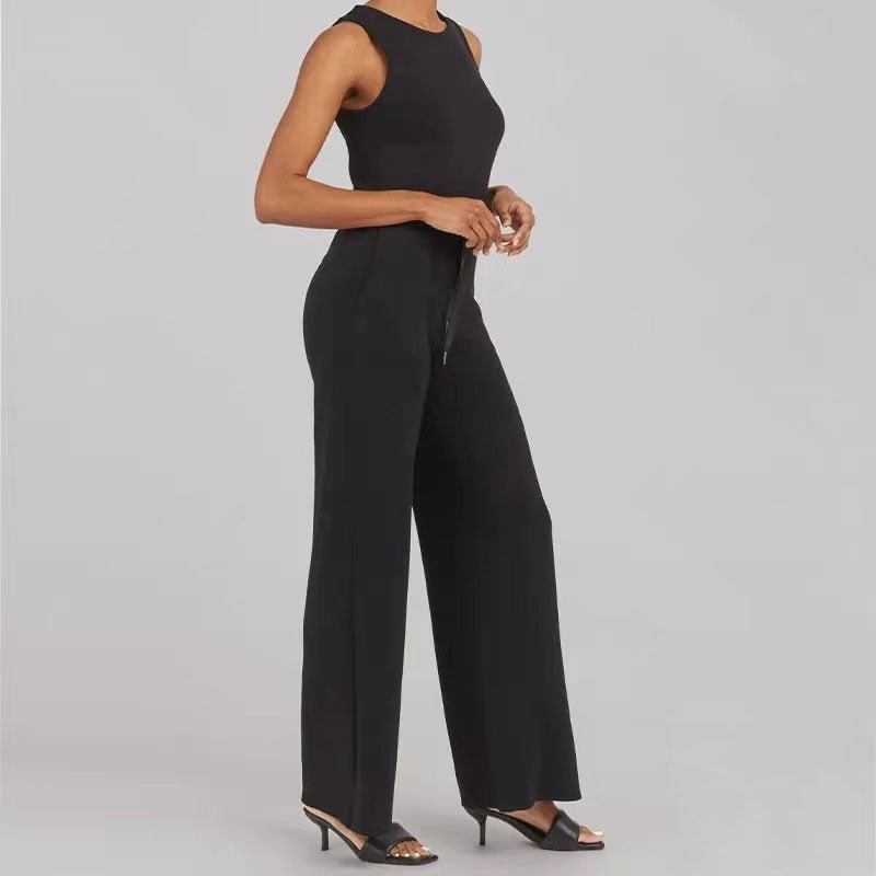 Mono de Mujer – Cintura Anudada Largo Completo Minimalista