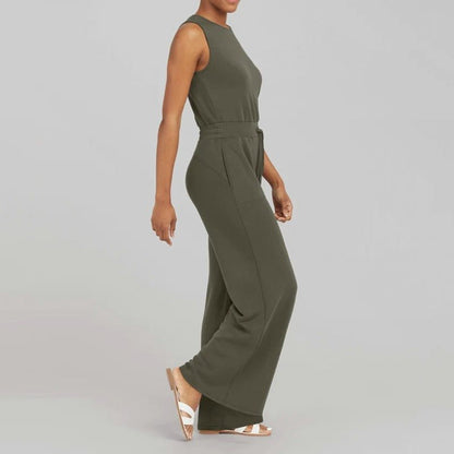 Mono de Mujer – Cintura Anudada Largo Completo Minimalista